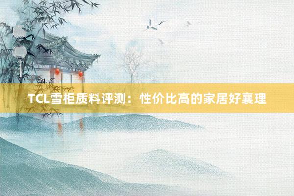 TCL雪柜质料评测：性价比高的家居好襄理